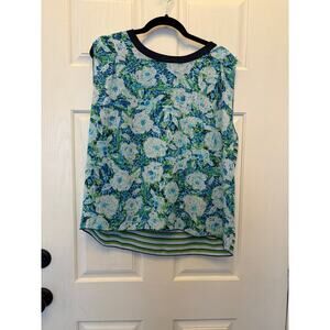 NWT Cabi Style 6371 Printed Complete Sleeveless Top Size M